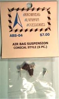 Scale Detail Accessories / Air Bag Suspension ~ Conical Style / 6 PC.