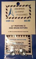 Scale Detail Accessories / 11" Mustang II Disc Brake Rotors