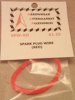 Scale Detail Accessories / Spark Plug Wire - Red