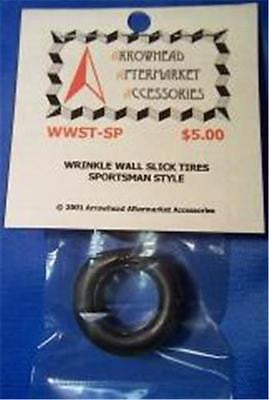 Scale Detail Accessories / Resin Tires - Wrinkle Wall Slick Tires (Sportsman)