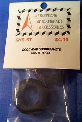 Scale Detail Accessories / Resin Tires - Goodyear Suburbanite Snow Tires