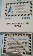 Scale Detail Accessories / NASCAR Aluminum Fuel Filler #1 / Early Style - 3 PC.