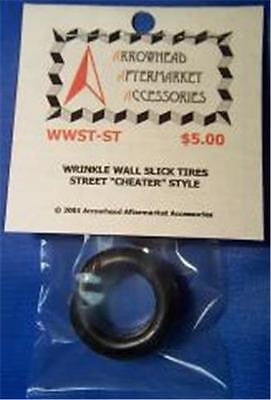 Scale Detail Accessories / Resin Tires - Wrinkle Wall Slick Tires (Street)