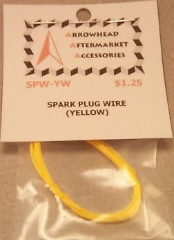 Scale Detail Accessories / Spark Plug Wire - Yellow