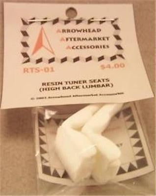 Scale Detail Accessories / Resin Tuner Seats - High Back Lumbar