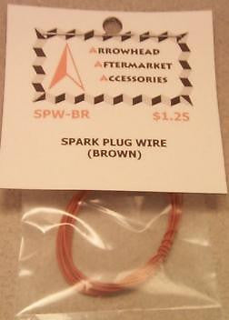 Scale Detail Accessories / Spark Plug Wire - Brown