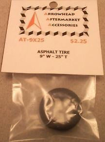 Scale Detail Accessories / Resin Asphalt Racing Tire - 9" Wide X 25" Tall