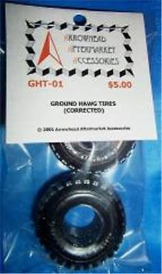 Scale Detail Accessories / Resin Tires - Ground Hawg ("Corrected")