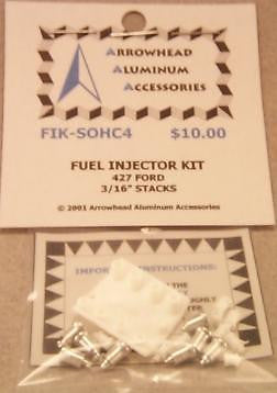 Scale Detail Accessories / Fuel Injection Kit / SOHC 427 Ford #4 - 3/16"