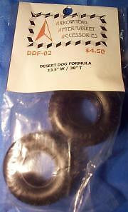 Scale Detail Accessories / Resin Tires - Desert Dog Formula 02 / 13.5" W - 38" T