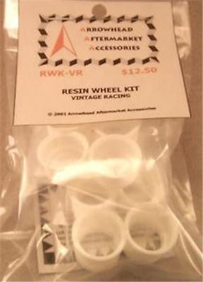 Scale Detail Accessories / Resin Wheel Kit - Vintage Racing