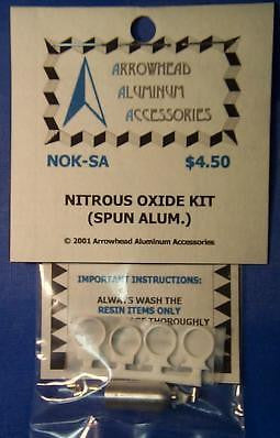 Scale Detail Accessories / Nitrous Oxide Kit - Spun Aluminum