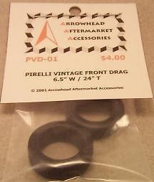 Scale Detail Accessories / Resin Tires - Pirelli Vintage Front Drag