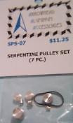 Scale Detail Accessories / Serpentine Pulley Set - 7 PC.